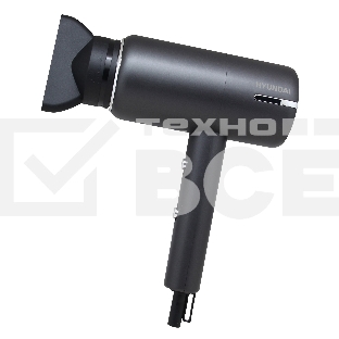 Фен Hyundai H-HDI0777 1500Вт черный/хром