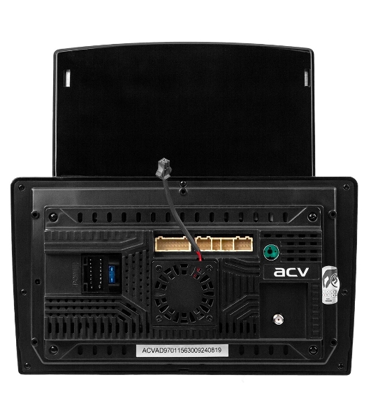 Автомагнитола ACV AD-9701, 2 DIN, 9.7', Android 13, Bluetooth, USB Type-A, AUX, GPS, 4G, CarPlay