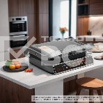 Гриль Redmond GM300 SteakMaster, Серый/металл, фото2