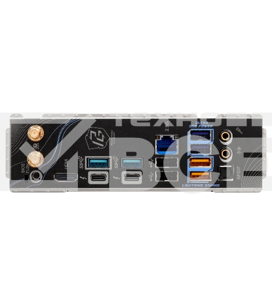 Материнская плата ASRock Z890 Riptide WiFi, LGA 1851, Intel Z890, 4xDDR5, 4xSATA, 5xM.2, 1xPCIe 5.0 x16, 1xPCIe 4.0 x16, 1xPCIe x1, 2xUSB-C Thunderbolt 4, 4xUSB-A 3.2 Gen 1, 1xUSB-A 3.2 Gen 2, 1xHDMI, 1x2.5Gb LAN, 4x3.5 мм, 7.1, ATX