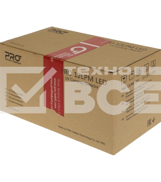 Детектор банкнот PRO 12 LPM LED Т-06797 просмотровый мультивалюта