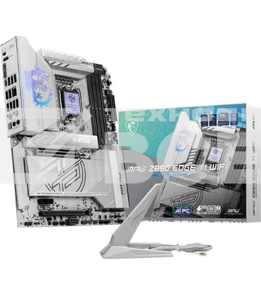 Материнская плата MSI MPG Z890I EDGE TI WIFI, LGA 1851, Intel Z890, 2xDDR5, 2xSATA, 4xM.2, 1xPCIe 5.0 x16, 1xHDMI, 2xThunderbolt 4, 1xUSB-C, 1x 5Gb LAN, 7xUSB-A 10Gbps, 2xUSB-A 5Gbps, 1xUSB-C 20Gbps, 7.1, 2x3.5 мм, TOSLINK, Mini-ITX