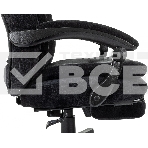 Кресло руководителя Бюрократ T-9950MSG-F Fabric черный Light-20, крестов. пластик, подст. для ног, фото9