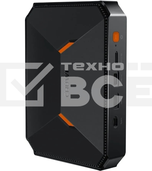 Компьютер Chuwi HeroBox  Intel N-series N100(0.8Ghz)/8192Mb/256SSDGb/Int:Intel UHD Graphics 600/BT/WiFi/war 1y/0.59kg/Black/Win11Pro + USB2.0*2/USB3.0*2/Type-C*1/HDMI*1/VGA*1/RJ45*1/WIFI6,BT5.2/bracket