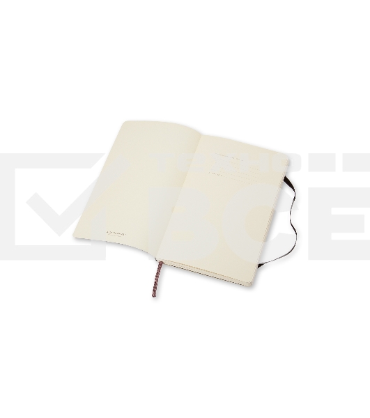 Блокнот Moleskine CLASSIC SOFT QP617 Large 130х210мм, 192 страниц, клетка, мягкая обложка, черный