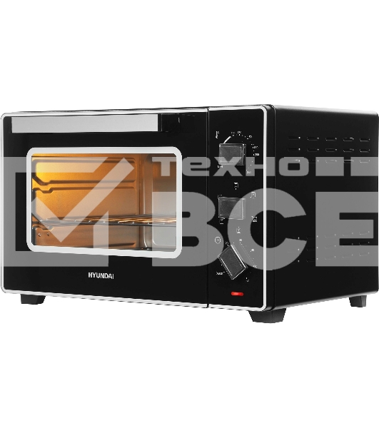 Мини-печь Hyundai MIO-HY093 28л. 1600Вт черный