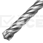 Бур по бетону Denzel цельная крестовая пластина, 12x315 мм, SDS PLUS, фото2