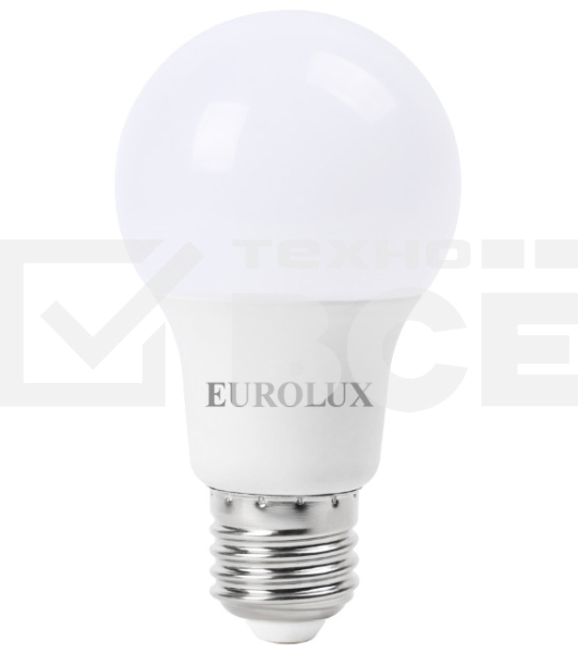 Лампа светодиодная EUROLUX LL-E-A60-7W-230-4K-E27 груша