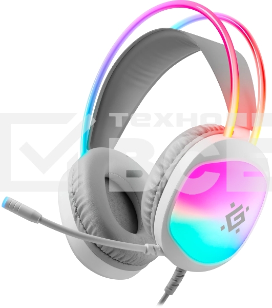 Гарнитура проводная игровая Defender Eclipse белый,