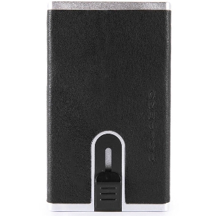 Чехол для кредитных карт Piquadro Black Square PP4825B3R/N черный натур.кожа