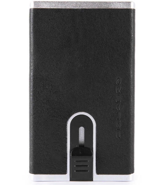 Чехол для кредитных карт Piquadro Black Square PP4825B3R/N черный натур.кожа