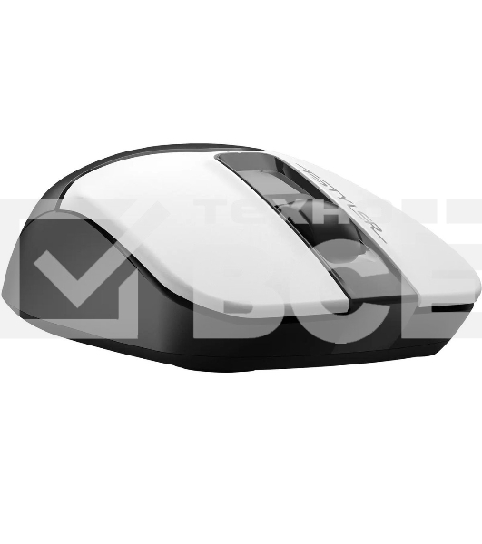 Мышь беспроводная A4Tech Fstyler FG12S белый/черный, 1200 dpi, радиоканал, USB, кнопки - 3