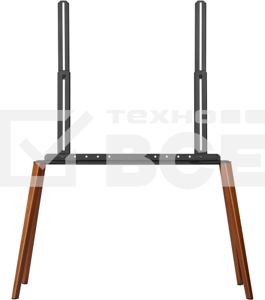 Подставка для телевизора Cactus CS-ST3646BKWN черный/орех, 49'-75' макс. 40 кг, напольный
