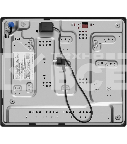 Газовая варочная панель Maunfeld EGHE.64.3STS-EB/G, 4 конфорки, эмалированная сталь, черный