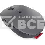 Мышь беспроводная Lenovo Go серый, 2400 dpi, радиоканал, USB-C, кнопки - 3, фото8