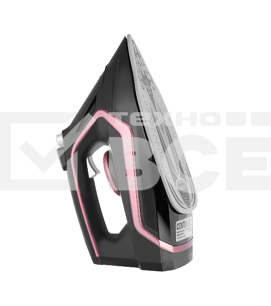 Утюг Centek CT-2313 розовый/черный, 2400 Вт, 50 г/мин, 185 г/мин, 350 мл