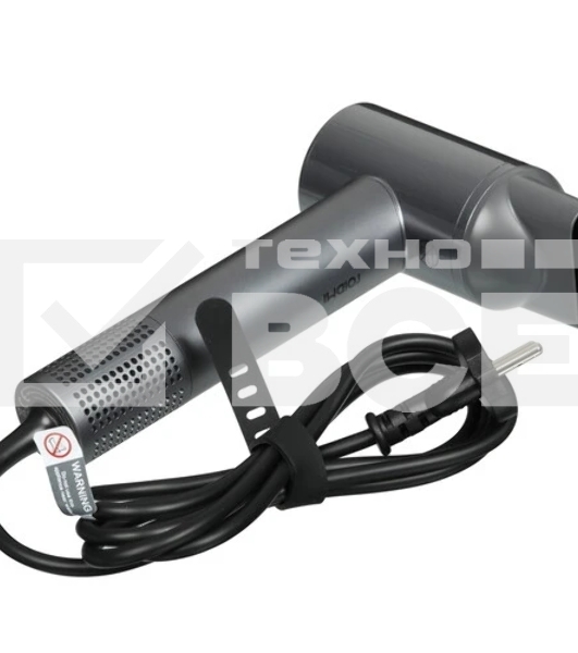Фен Roidmi Hair dryer Miro серый, 1300 Вт, компактный, ионизация