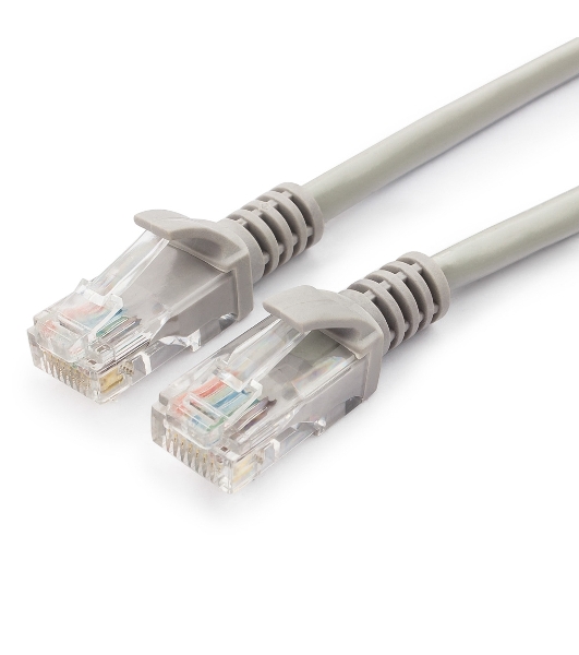 Патч-корд UTP Cablexpert PP6U-15M cat.6, 15м, литой, многожильный, серый