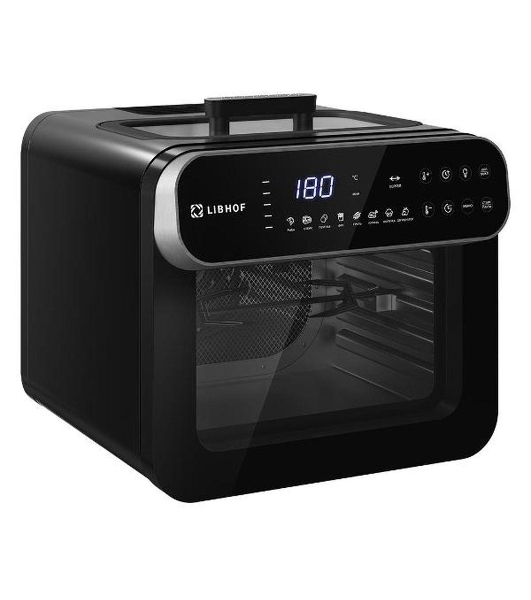 Аэрогриль Libhof AFZ-14 черный, 1600 Вт, 14 л, сенсор, 8 программ