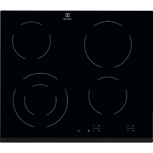 Электрическая варочная поверхность Electrolux EHF6241FOK, 4 конфорки, с зоной расширения, стеклокерамика, 6400 Вт