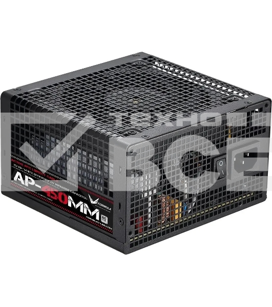 Блок питания Aerocool / Formula ATX 450W AP-450ММ 80 PLUS WHITE (20+4pin) APFC 120mm fan 6xSATA RTL
