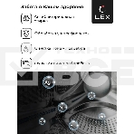 Стирально-сушильная машина  LEX LWM10714LuxIDD черный, загрузка фронтальная 10/7 кг, 1400 об/мин, класс А, фото5