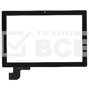 Сенсорное стекло (тачскрин) для Lenovo Miix 520-12IKB, черное