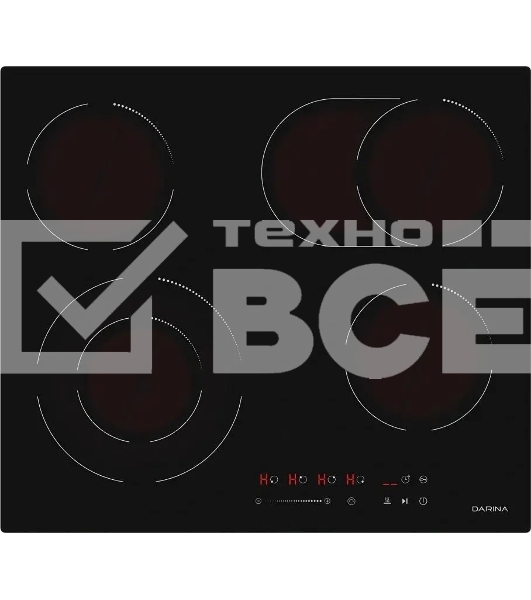 Варочная поверхность Darina 6Р Е 328 B черный