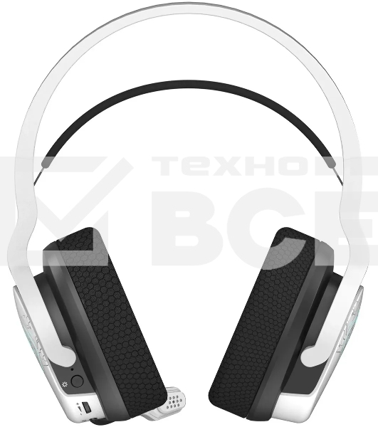 Наушники с микрофоном A4Tech Bloody GR370 белый мониторные BT оголовье (GR370)