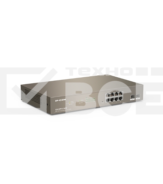 Коммутатор IP-COM G3310P-8-150W PoE с облачным управлением 8GE+2SFP