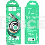 Кабель Hoco U110 iP PD USB Type-C (m)-Lightning (m) 1.2м черный коробка, фото4