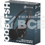 Наушники с микрофоном Oklick/Оклик HS-L900 черный 1.8м накладные оголовье, фото9