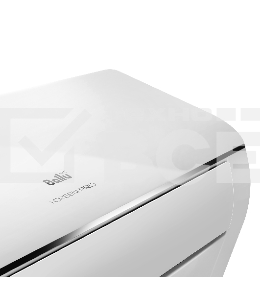 Внутренний блок сплит-системы Ballu BSAG/in-09HN8 9000 BTU, 25 м², 24 дБ, охлаждение, обогрев, осушение, белый