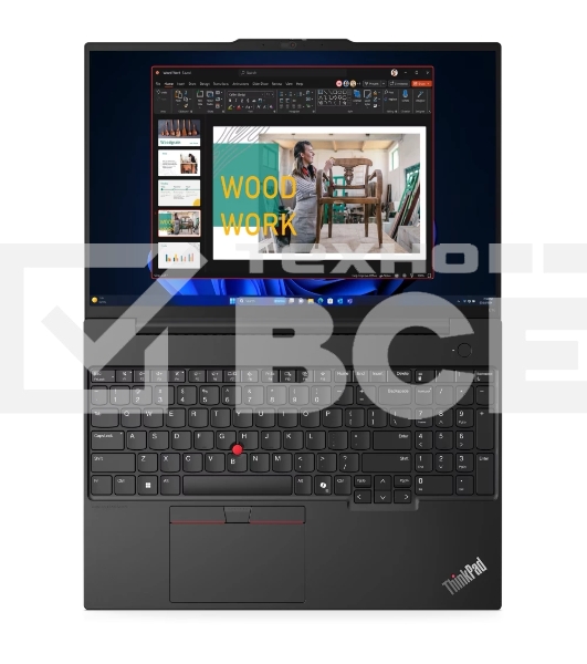 Ноутбук Lenovo ThinkPad E16 Gen 2 Ultra 5 125U 16Gb SSD 512Gb Intel Graphics 16 WUXGA IPS Cam 57Вт*ч No OS Черный 21MA004VRT