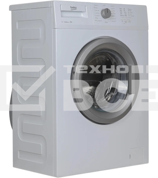 Стиральная машина Beko WDN635P1BSW (R) белый, загрузка фронтальная 6 кг, 1000 об/мин., класс: А