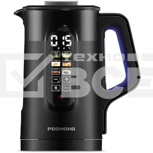 Чайник электрический Redmond KG225 1.5 л, 2200 Вт, черный