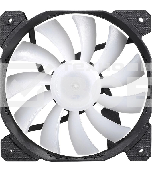 Вентилятор для корпуса Aerocool/Formula Cosmic 14BK FR RGb черный, 140 мм, 1100 об/мин, 22.3 дБ, 4 pin