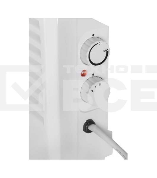 Конвектор Eurolux ОК-EU-1500CH, белый, 1500 Вт, 15 м2, термостат