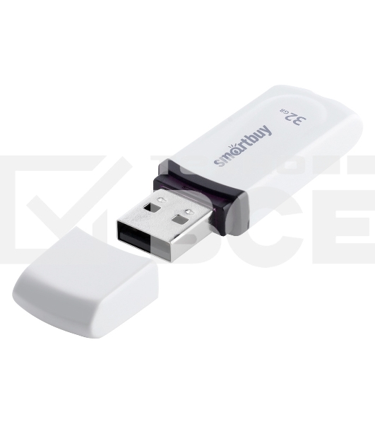 Флешка USB Smartbuy Флешка USB Smartbuy 32Gb Paean белый