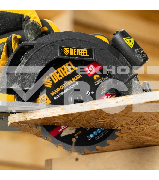Пильный диск по дереву Denzel ф165 х 20 мм, 24 зубьев, тонкий 733267