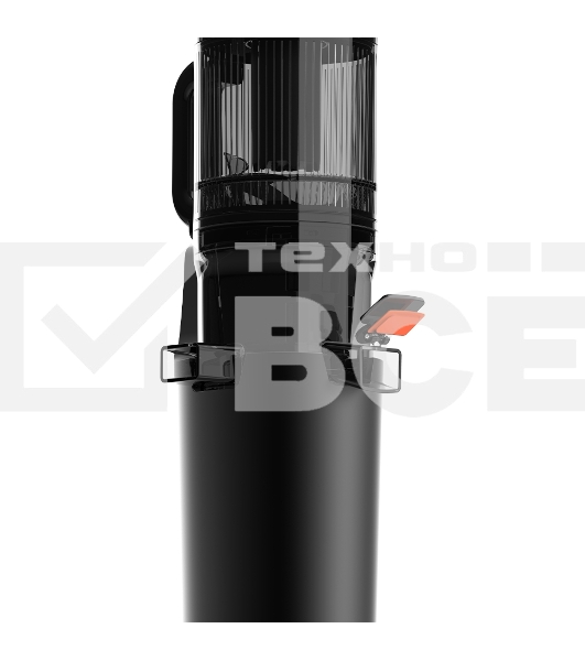 Соковыжималка GARLYN J-400 черный/серый, шнековая вертикальная, 900 Вт, 600 мл, механическое