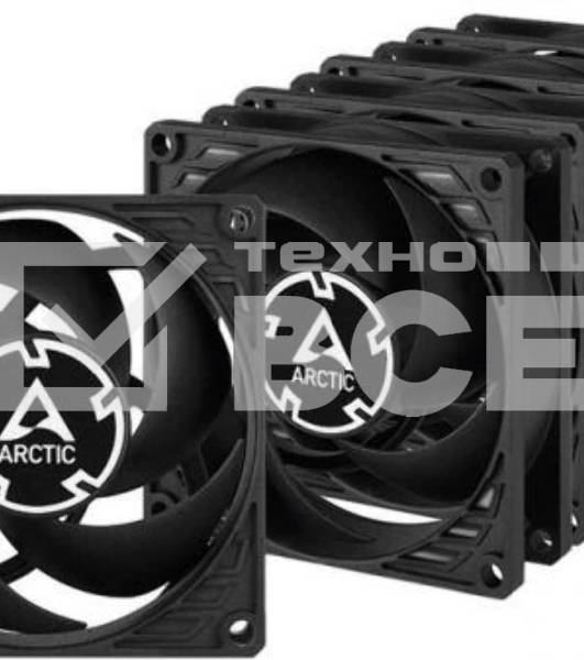 Вентилятор для корпуса ARCTIC P8 PWM PST Value Pack черный - retail (ACFAN00154A)