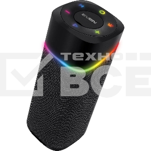 Колонка портативная Sven АС PS-155 черный 10W 1.0 BT/3.5Jack 1800mAh (SV-022334)