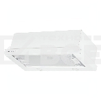 Вытяжка встраиваемая Kuppersberg SLIMLUX 60 W, ширина 55,2 см, отвод/рециркуляция, 550 м3/час, механическое кнопочное управление, 3 скорости, светодиодное освещение 2х2 Вт, металлические жироулавливающие фильтры, угольный фильтр KF-Y (опция), белый, фото 1