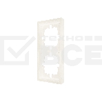 Рамка 2-мест. горизонт. ZIMA слон. кость LEZARD 704-9000-147, фото3