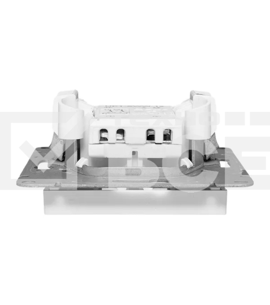 Механизм выключателя EKF UP1-SWW-12 одноклавишный, перекрестный, белый Эпика