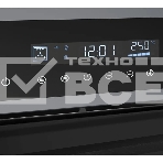 Шкаф духовой электрический Maunfeld AEOD60103G1, 60л, дверца с 3 стеклами, графит, фото2