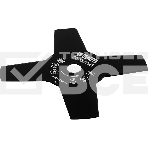 Диск для триммера Denzel 255 х 25,4, толщина 1,6 мм, 4 лезвия, фото5