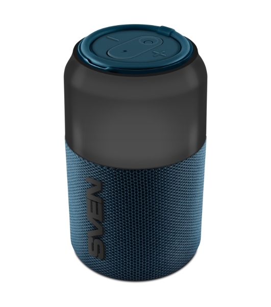 Колонка портативная SVEN PS-130 blue (10 Вт, USB, Bluetooth, питание от USB/аккумулятора)