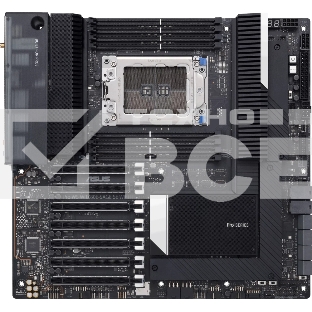 Материнская плата ASUS Pro WS WRX80E-SAGE SE WIFI II, sWRX8, AMD WRX80, 8xDDR4, 8xSATA, 3xM.2, 7xPCI-E 4.0 x16, 2xRJ-45 10Gb, 8xUSB 3.2 Gen 2, 1xUSB 3.2 Gen 2, 1xUSB 3.2 Gen 2x2, 5x3.5 мм, 7.1, E-ATX